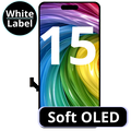 LCD Soft Oled For IPhone 15 White Box (Replaceable IC)