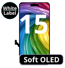 LCD Soft Oled For IPhone 15 White Box (Replaceable IC)