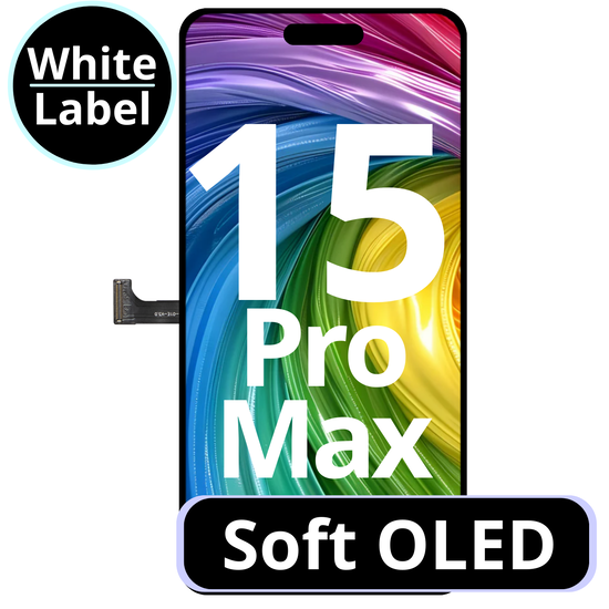 LCD For IPhone 15 Pro Max Soft Oled  120HZ White Box
