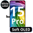 LCD For IPhone 15 Pro Soft Oled 120 HZ White Box (Replaceable IC)