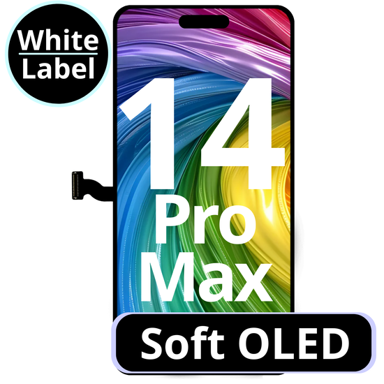 LCD Soft Oled For IPhone 14 Pro Max White Box 120HZ
