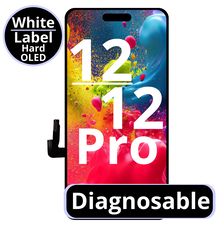 LCD Diagnosable Hard Oled Excellent For IPhone 12 / 12 Pro  White Box