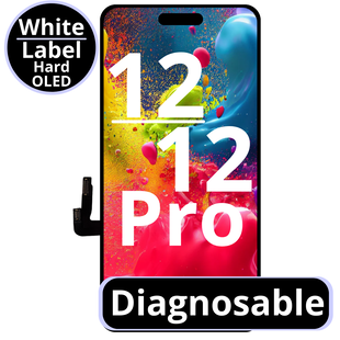 LCD Diagnosable Hard Oled Excellent For IPhone 12 / 12 Pro  White Box