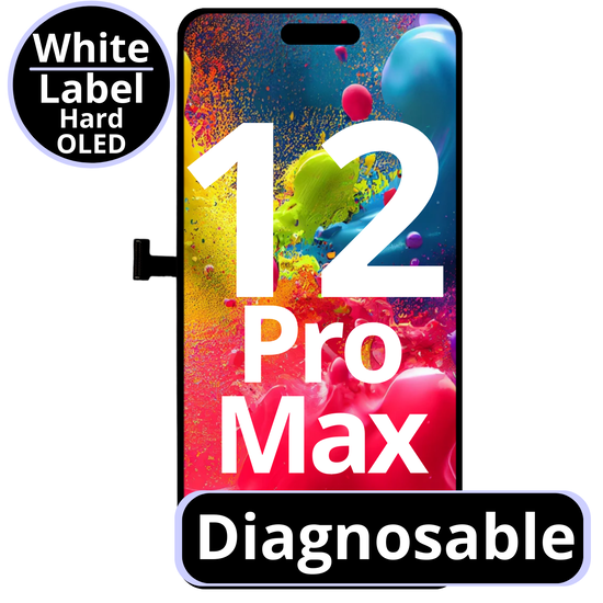 LCD Diagnosable Hard Oled Excellent For IPhone 12 Pro Max White Box