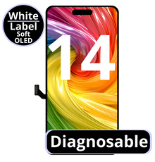 LCD Diagnosable Soft Oled Excellent For IPhone 14  White Box