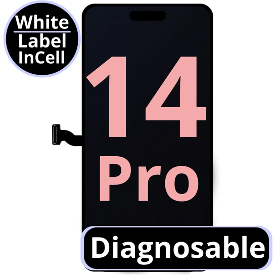 LCD Diagnosable Excellent Incell For IPhone 14 Pro 120 Hz White Box