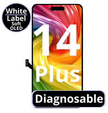 LCD Diagnosable Soft Oled Excellent For IPhone 14 Plus White Box