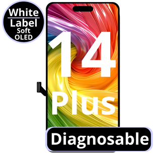 Οθόνη LCD Ultra Soft Oled 1:1 για iPhone 14 Plus - Λευκό κουτί