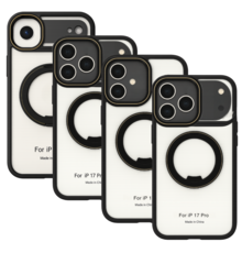 Metal Magnetic kickstand Case For IPhone 17 Pro / 18 Pro