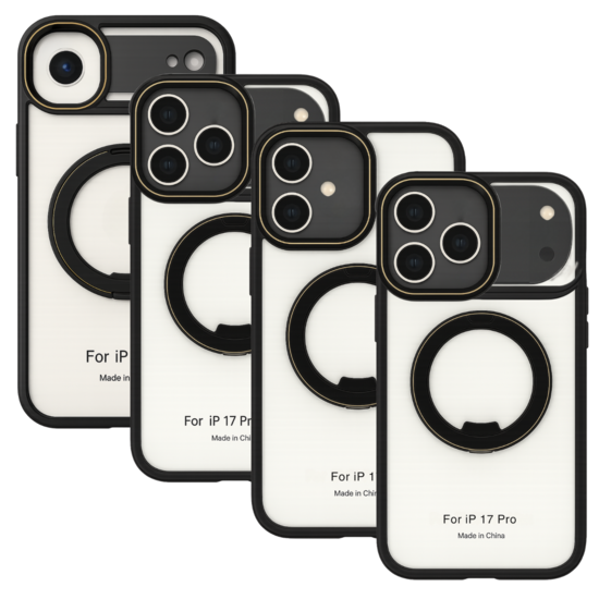 Metal Magnetic kickstand Case For IPhone 17 Pro / 18 Pro