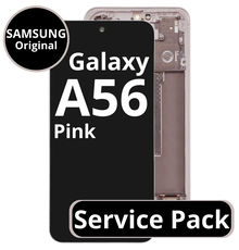 LCD Samsung Galaxy A56 GH82-36829D A566 With Frame Pink Service Pack Box