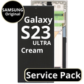 LCD Samsung Galaxy S23 Ultra S918B GH82-30465B Cream Service Pack