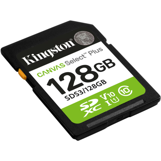 Kingston Canvas Select Plus Gen. 3 SDXC 150MB/s 128GB