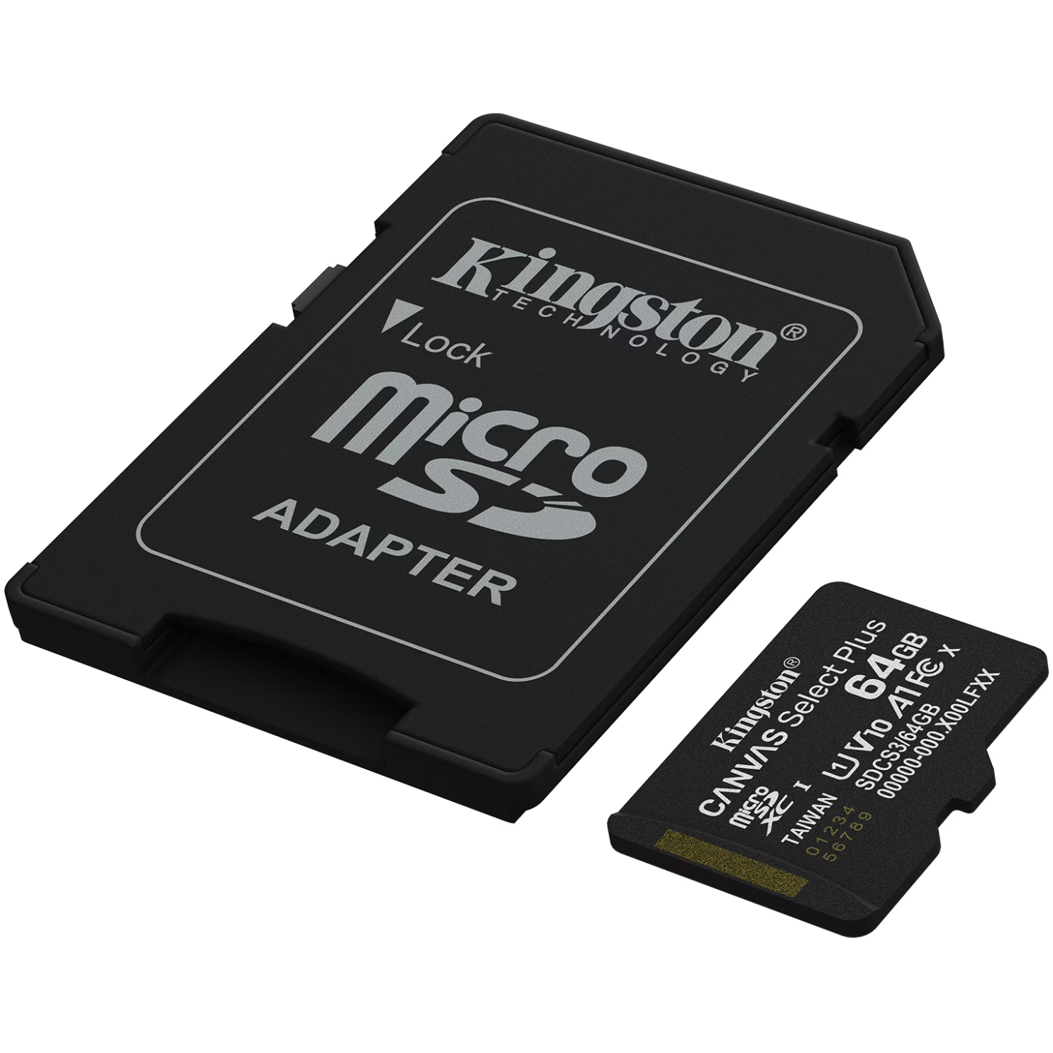 Kingston Canvas Select Plus Gen. 3 microSDXC 64GB, met SD-adapter SDCS3, foto 2 van 6