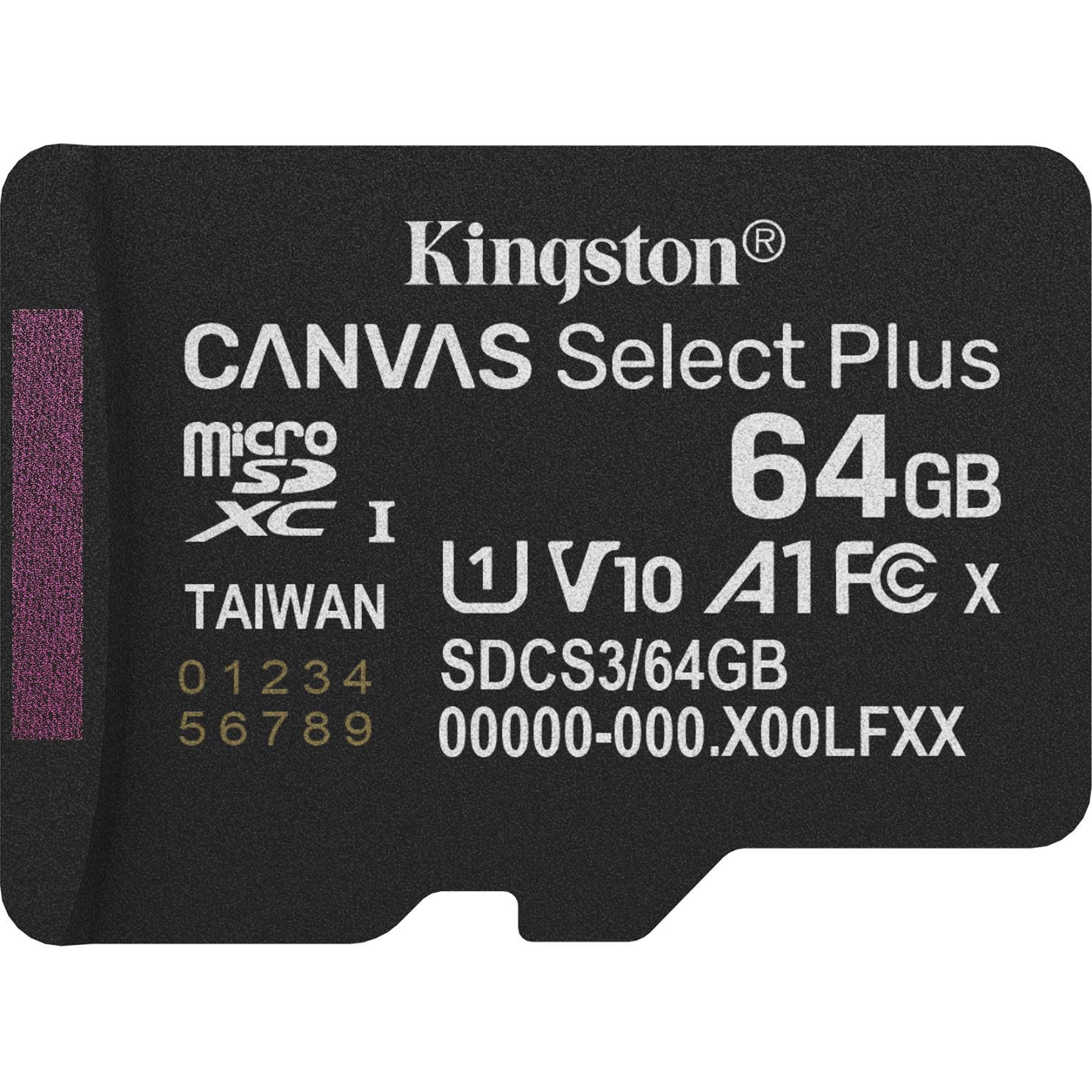 Kingston Canvas Select Plus Gen. 3 microSDXC 64GB, met SD-adapter SDCS3, foto 5 van 6