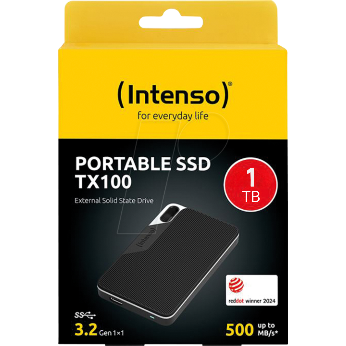Intenso External SSD TX100 1TB Black