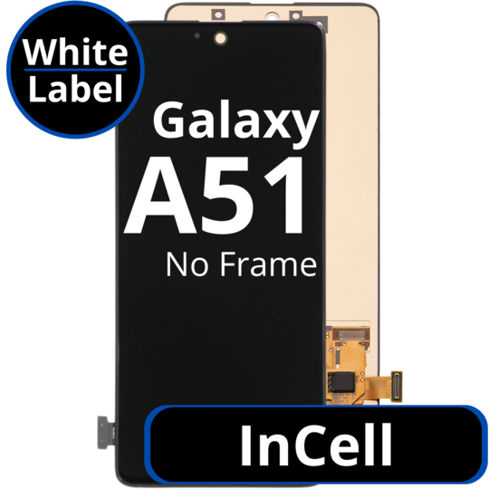 LCD InCell For Galaxy A51 No Frame Not Original White Box