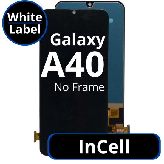 LCD InCell For Galaxy A40 No Frame Not Original White Box