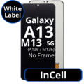 LCD InCell For Galaxy A13 5G / M13  A136 / M136  No Frame Not Original White Box