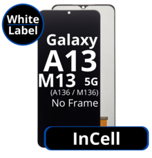 LCD InCell For Galaxy A13 5G / M13  A136 / M136  No Frame Not Original White Box