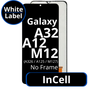 LCD InCell For Galaxy A32 5G / A12 / M12  A326 / A125 / M127 No Frame Not Original White Box