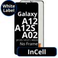 LCD InCell For Galaxy A12 / A12s / A02 A125 / A127 / A022 No Frame Not Original White Box