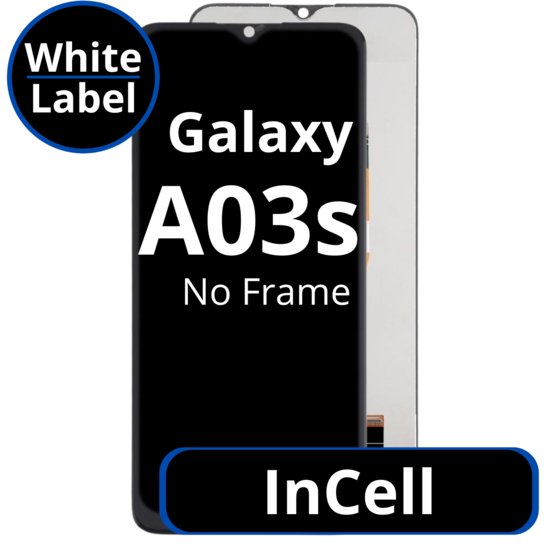 LCD InCell For Galaxy A03s No Frame Not Original White Box