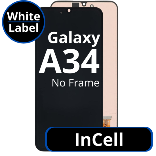 LCD InCell For Galaxy A34 No Frame Not Original White Box