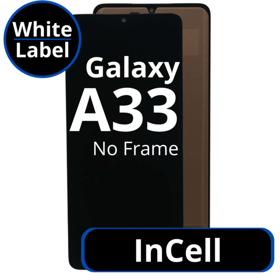 LCD InCell For Galaxy A33 No Frame Not Original White Box