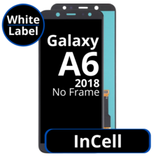 LCD InCell For Galaxy A6 2018 No Frame Not Original White Box