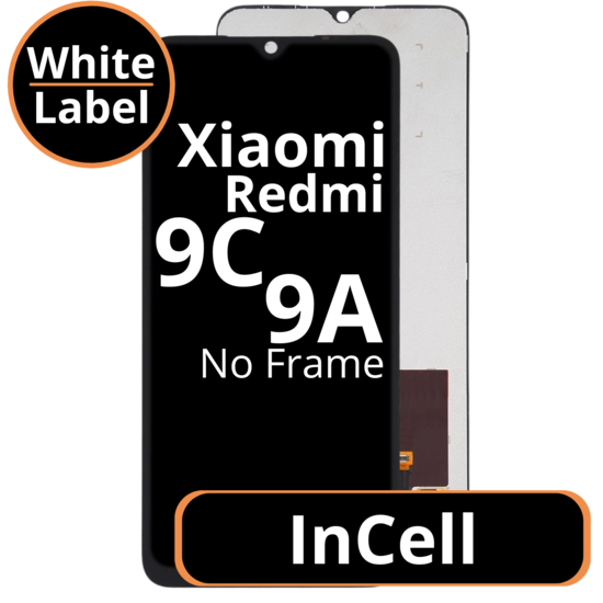 LCD InCell No Frame For Redmi 9C /9A White Box