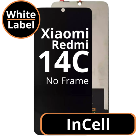 LCD InCell No Frame For Redmi 14C White Box