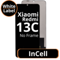 LCD InCell No Frame For Redmi 13C 4G / 5G White Box
