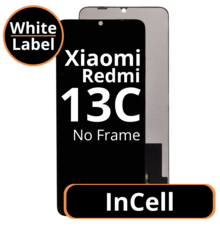 LCD InCell No Frame For Redmi 13C 4G / 5G White Box