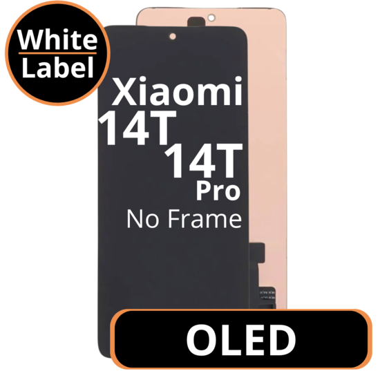 LCD Oled No Frame For Xiaomi 14T / 14T Pro White Box