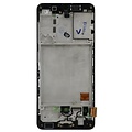 LCD Oled For Galaxy A41 Black With Frame Not Original White Box