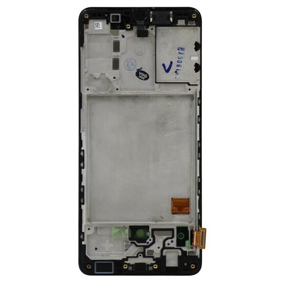LCD Oled For Galaxy A41 Black With Frame Not Original White Box