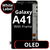LCD Oled For Galaxy A41 Black With Frame Not Original White Box