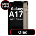 LCD Oled For Galaxy A17 4G / 5G Black With Frame Not Original White Box