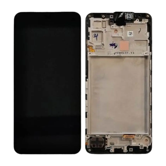 LCD Oled For Galaxy A17 Black With Frame Not Original White Box