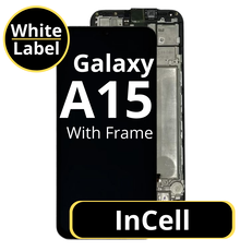 LCD InCell For Galaxy A15 4G / 5G  Black With Frame Not Original White Box
