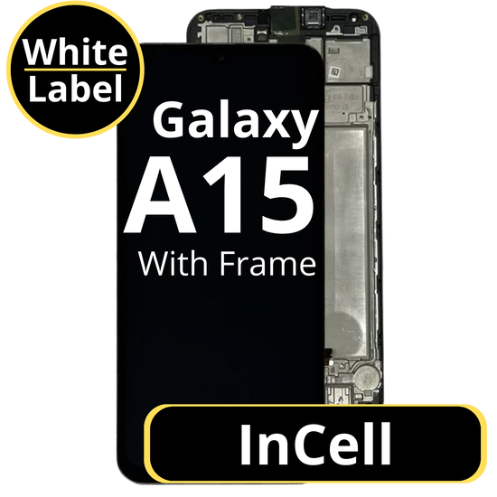 LCD InCell For Galaxy A15 4G / 5G  Black With Frame Not Original White Box
