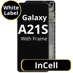 LCD InCell For Galaxy A21S A217  With Frame Not Original White Box