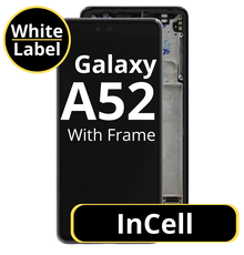 LCD InCell For Galaxy A52 With Frame Not Original White Box