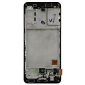 LCD InCell For Galaxy A41 Black With Frame Not Original White Box