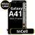 LCD InCell For Galaxy A41 Black With Frame Not Original White Box