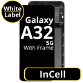 LCD InCell For Galaxy A32 5G Black With Frame Not Original White Box