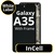LCD InCell For Galaxy A35 Black With Frame Not Original White Box
