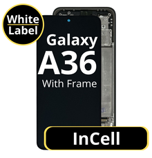 LCD InCell For Galaxy A36 Black With Frame Not Original White Box