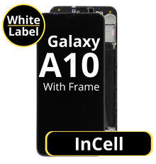 LCD InCell For Galaxy A10 Black With Frame Not Original White Box